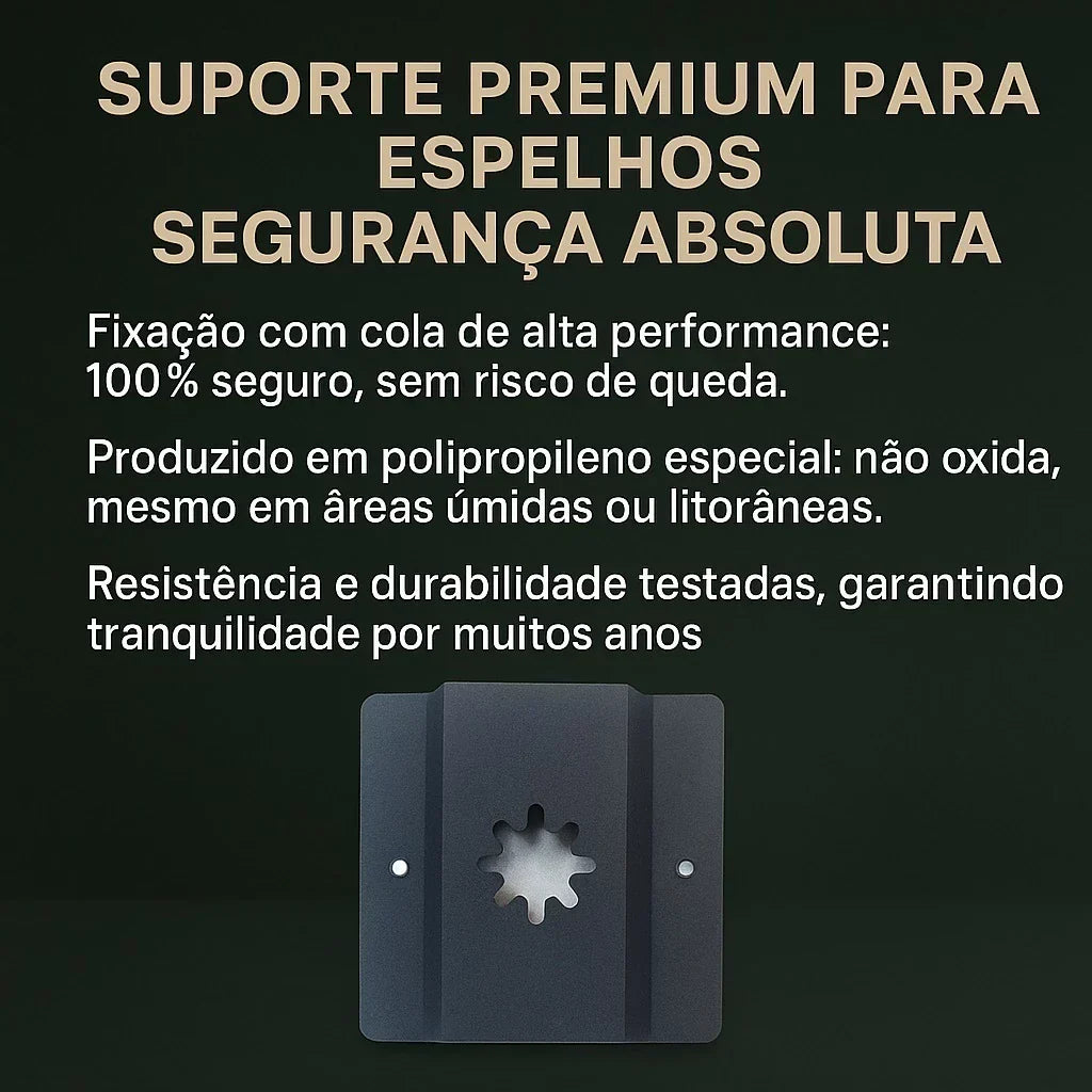 Espelho Orgânico de Chão/Parede Gigante 170x70cm com LED Touch Screen - Vivare Premium [Luz Quente/Fria]